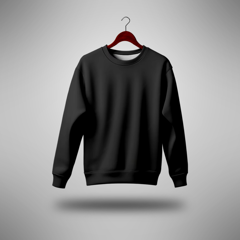 Men’s Premium Winterwear Sweatshirt – Luxe Black Edition