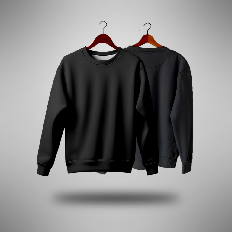 Men’s Premium Winterwear Sweatshirt – Luxe Black Edition